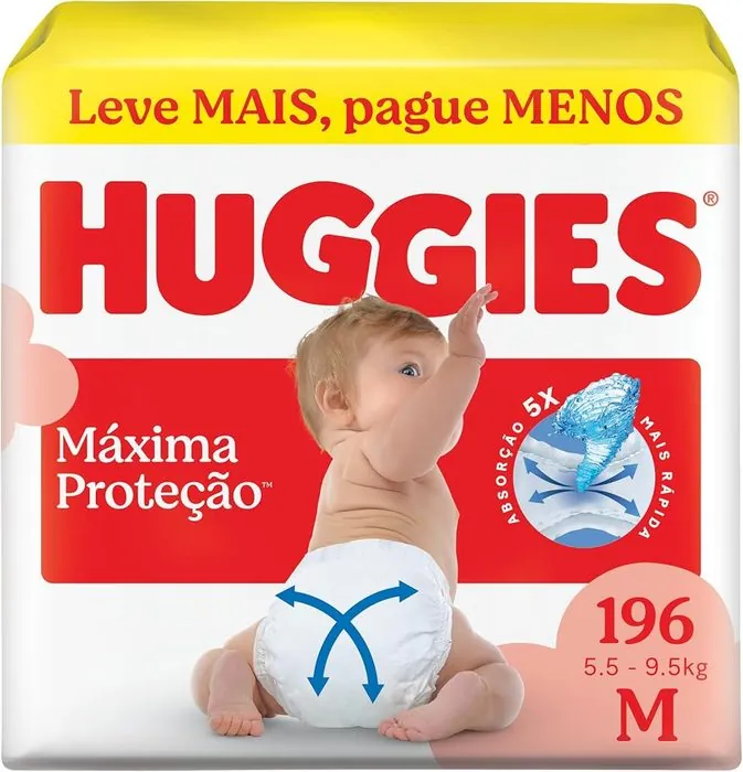 Fralda Huggies Supreme Care tamanho M
