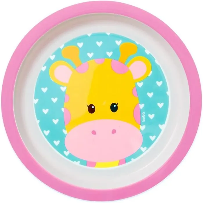 Pratinho Animal Fun Girafa Buba