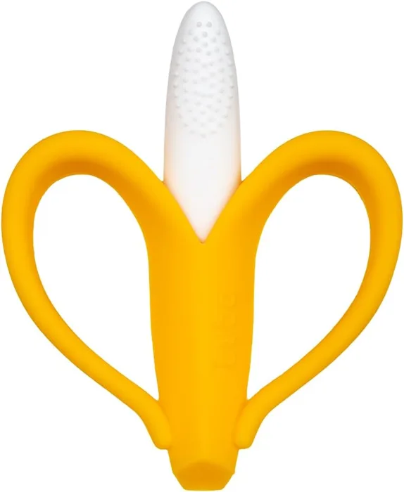 Massageador de gengiva Banana com cerdas curtas Buba