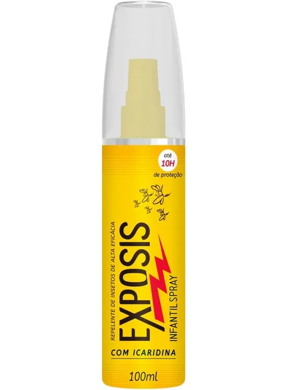 Repelente Exposis Infantil em spray de 100 ml com icaridina